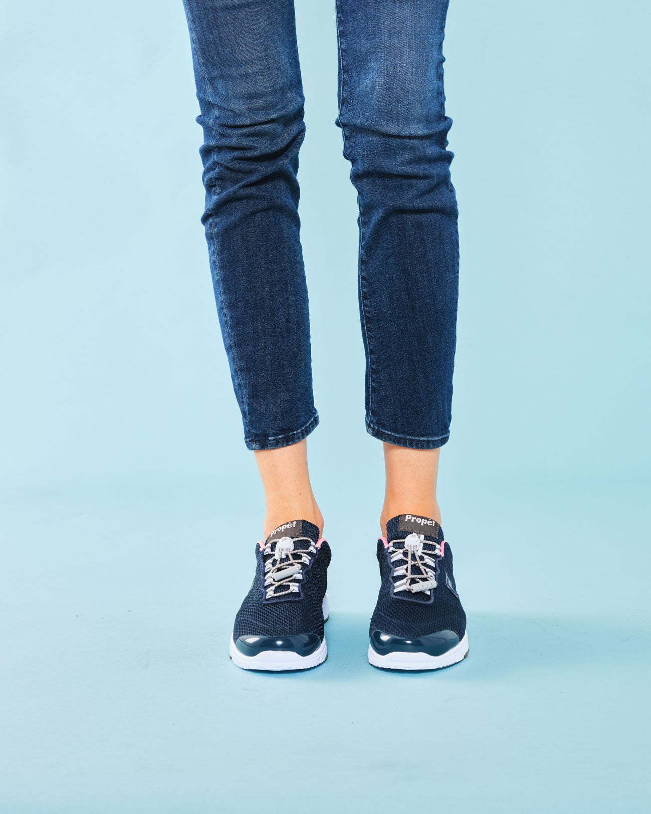 Women’s Propét TravelWalker II - Navy/Melon