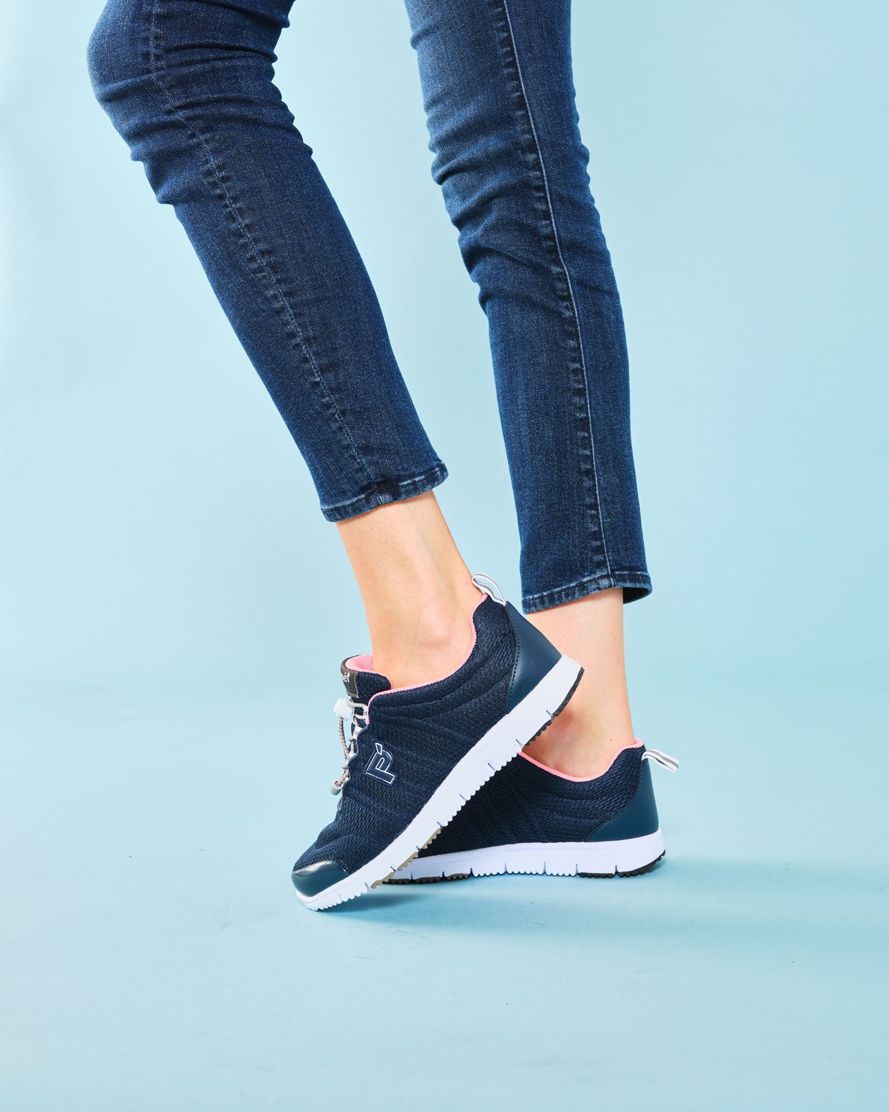 Women’s Propét TravelWalker II - Navy/Melon