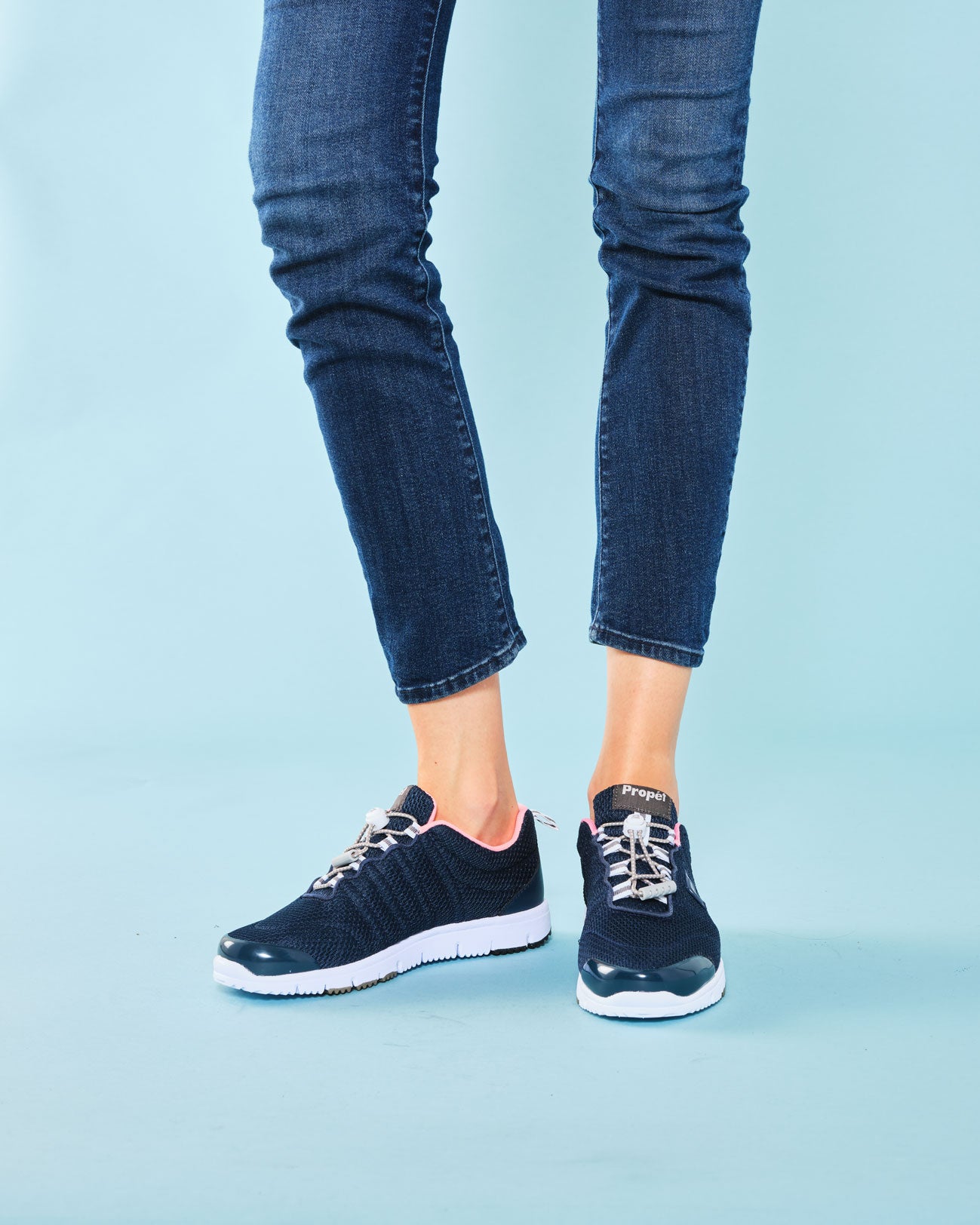 Women’s Propét TravelWalker II - Navy/Melon
