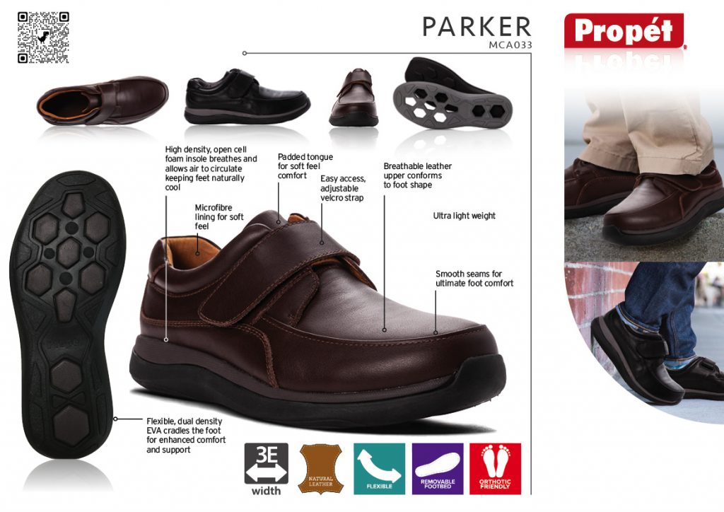 Parker Men's MCA033 Shoe Information Sheet