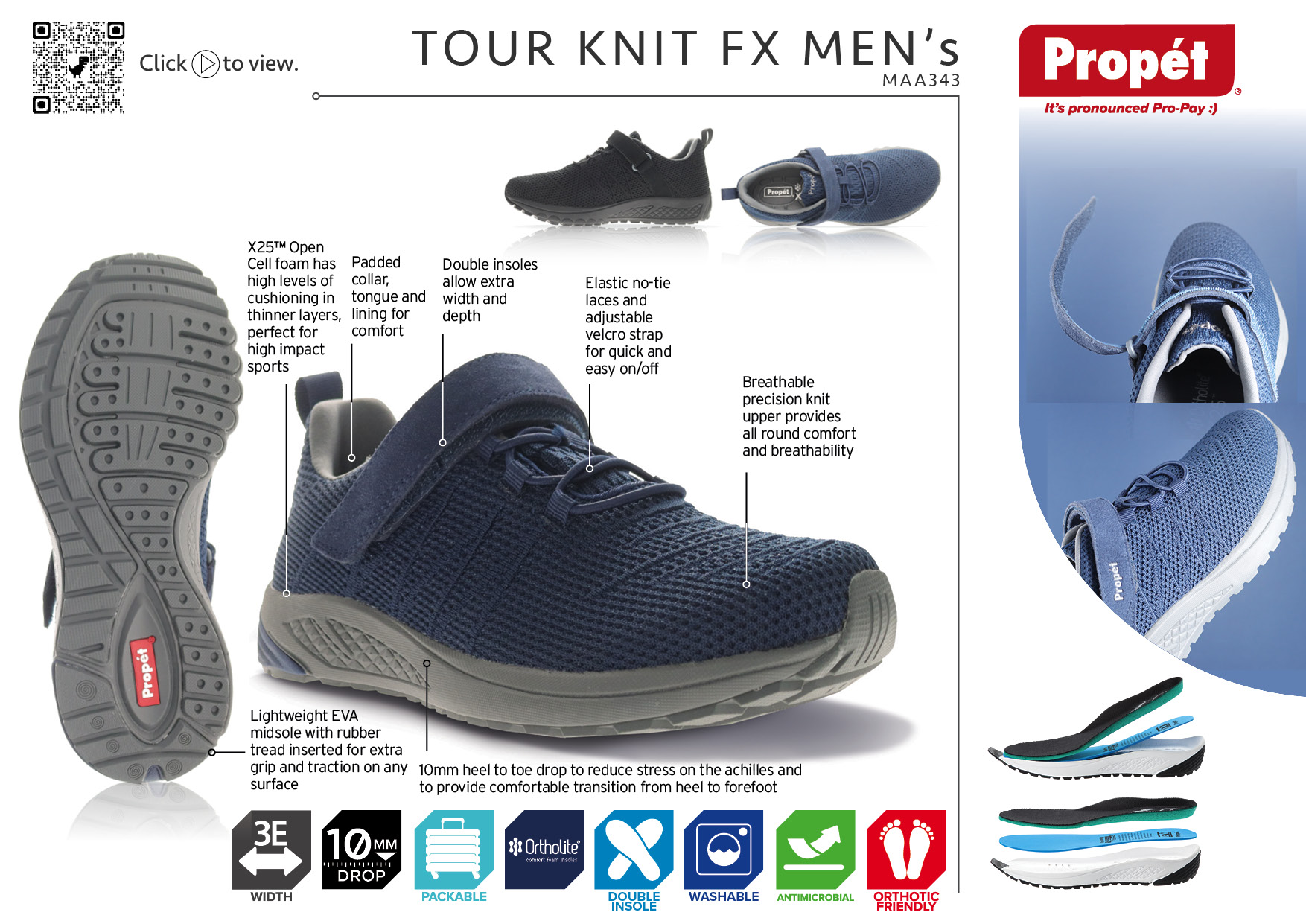 Your Knit FX men's tech Sheet